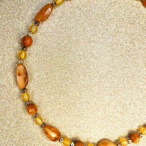 Baltic Amber Necklace Handmade Designer Jewelry NWT
